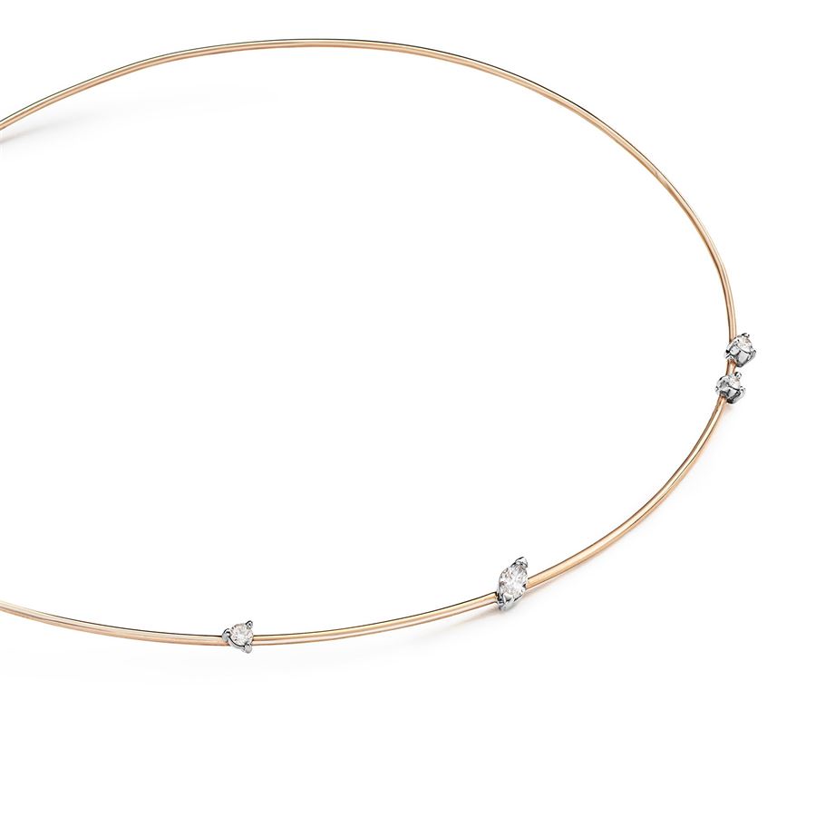 Collana 'Balance' in oro rosa BALANCE | CL GIRAU9R MQ CT.0,31